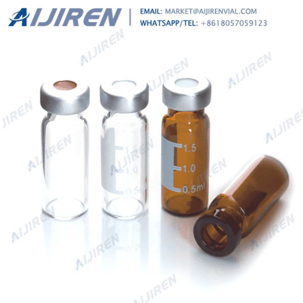 total volume 2 mL chromatography crimp neck vial graduated write-on patch